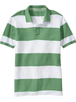 Men''s Bold-Stripe Polos