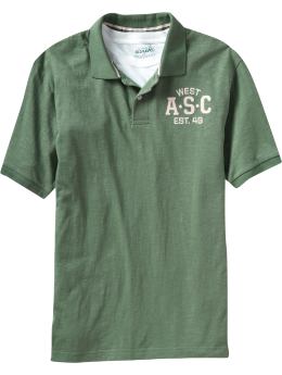 Men's Slub-Knit Polos