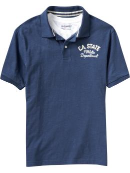 Men's Slub-Knit Polos