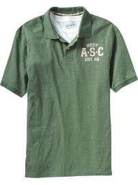 Men's Slub-Knit Polos