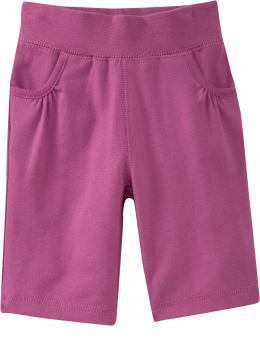 Jersey Scoop-Pocket Capris for Baby