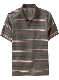 Men's Rec Tech Striped Polos
