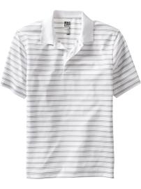 Men's Striped Rec Tech Polos