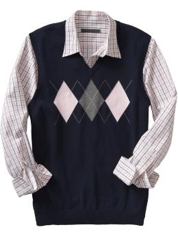 Men's Argyle Sweater Vests
