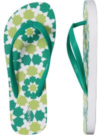 Women's Printed Flip-Flops