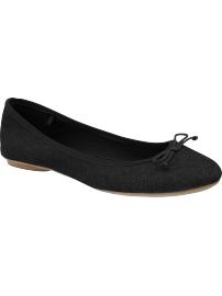 Women's Ribbon-Trim Ballet Flats