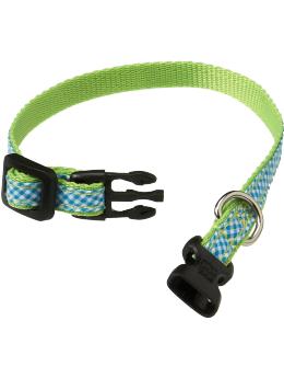 Small Gingham-Print Collars for Dogs