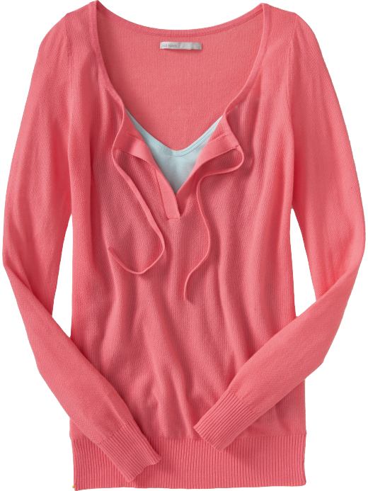 Old Navy Womens Lightweight Pique Sweaters