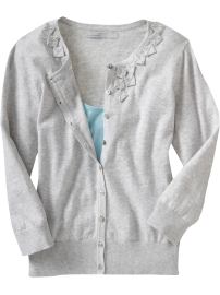 Women's Origami Applique Cardigans
