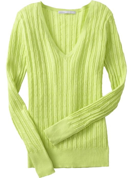 Old Navy Women?s Lightweight Cable-Knit Sweaters