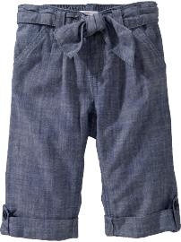 Tie-Waist Cuffed Pants for Baby