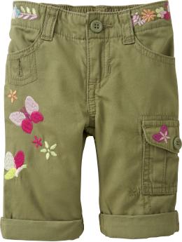 Embroidered Graphic Cargos for Baby