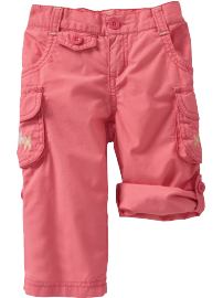 Embroidered Roll-Up Cargos for Baby