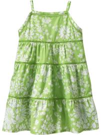 Tiered Crochet-Trim Dresses for Baby