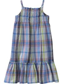 Printed Smocked Maxi Dresses for Baby