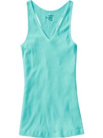 Women's Racerback V-Neck Tanks