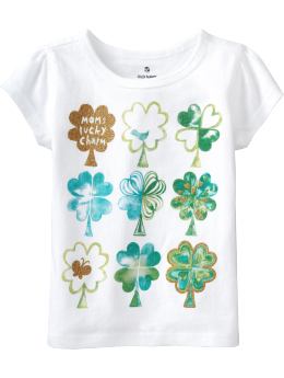 St. Patrick's Glitter Tees for Baby