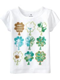 St. Patrick's Glitter Tees for Baby