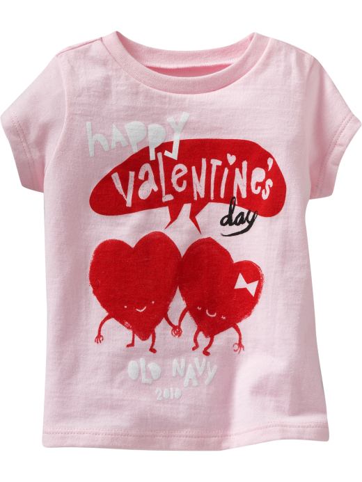 Old Navy Valentines Day Graphic Tees for Baby