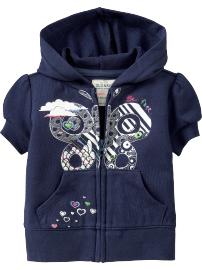 Embroidered Graphic Hoodies for Baby