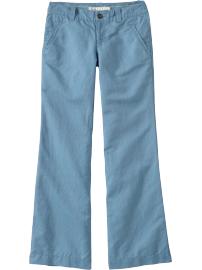Women's Linen-Blend Wide-Leg Trousers