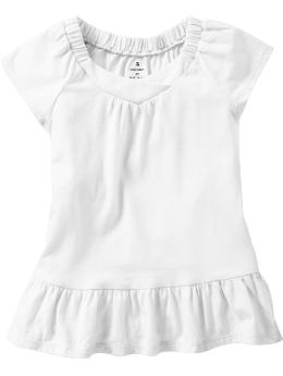 Ruffle-Trim Tunic Tops for Baby