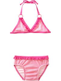 Printed O-Ring Bikinis for Baby
