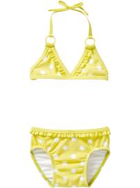 Printed O-Ring Bikinis for Baby