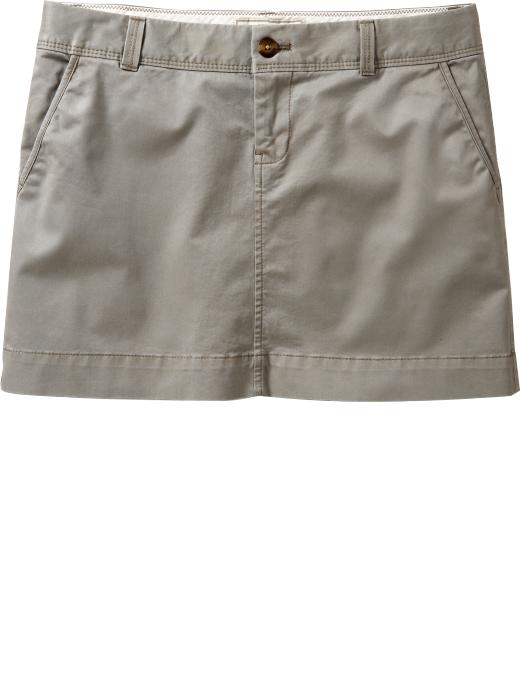Old Navy Womens Perfect Khaki Mini Skirts