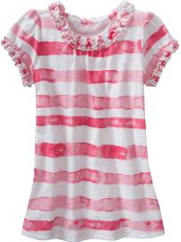 Ruffle-Trim Jersey Dresses for Baby