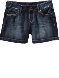 Women's Distressed Denim Shorts (5")