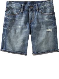 Women's Distressed Boyfriend Denim Shorts (9 1/2")