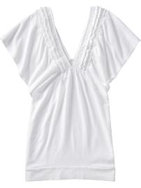 Women's Flutter-Sleeve V-Neck Tops
