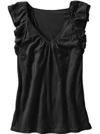 Women's Double Flutter-Sleeve Tops