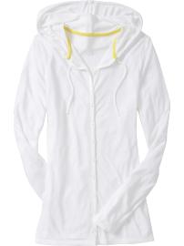 Women's Lightweight Linen-Jersey Hoodies