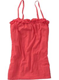 Women's Ruffle-Trim Jersey Camis