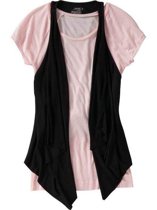 Vest Old Navy Womens Draped-Front Jersey Vests