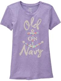 Women's Embroidered-Graphic Slub-Knit Tees