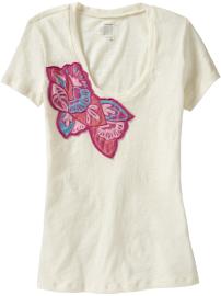 Women's Slub-Knit Jersey Applique Tops