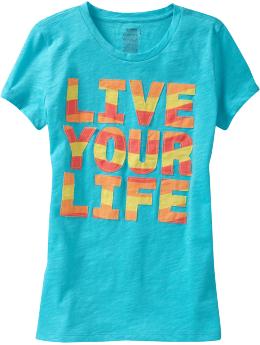 Women's Applique Message Tees