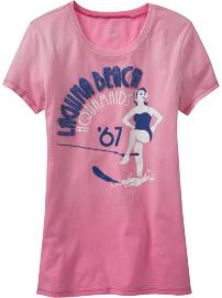 Women's Graphic Appliqu� Beach Tees