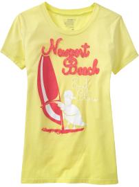 Women's Graphic Appliqu� Beach Tees