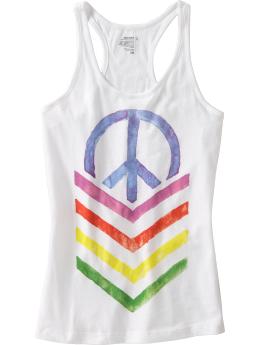 Women's Watercolor-Graphic Racerback Tanks