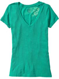 Women's Woodblock-Graphic Slub-Knit Tees