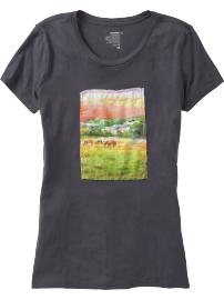 Women's Watercolor-Applique Tees