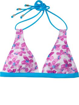 Women's Double-String Floral-Print Bikinis