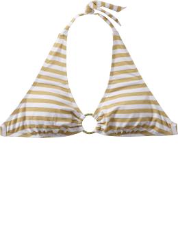 Women's Metallic-Striped O-Ring Bikinis