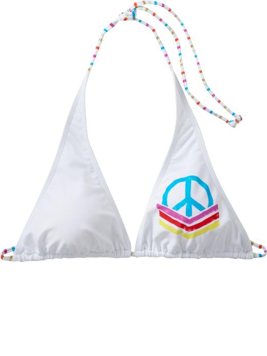 Old Navy Womens Peace-Graphic String Bikinis