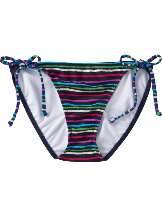 Old Navy Womens Striped Heart String Bikinis