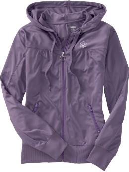Women's Active Zip-Pocket Hoodies